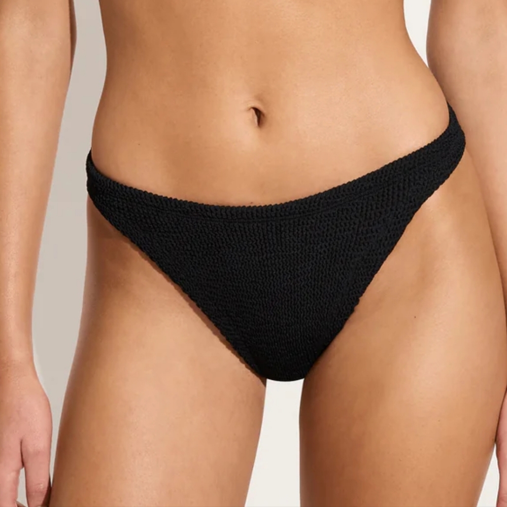 Hunza G Black Bikini Bottom